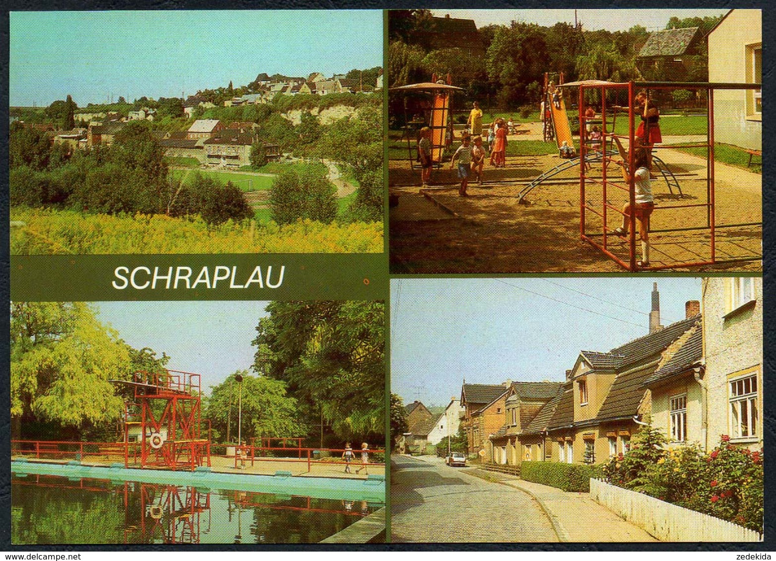 C8138 - TOP Schraplau Kindergarten Freibad - Verlag Bild Und Heimat Reichenbach - Querfurt