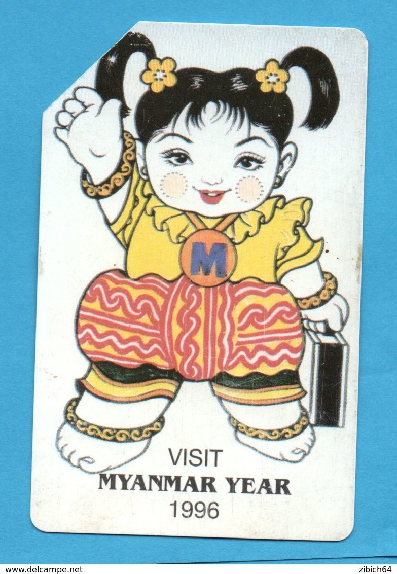 MYANMAR -  Magnetic Phonecard - Myanmar