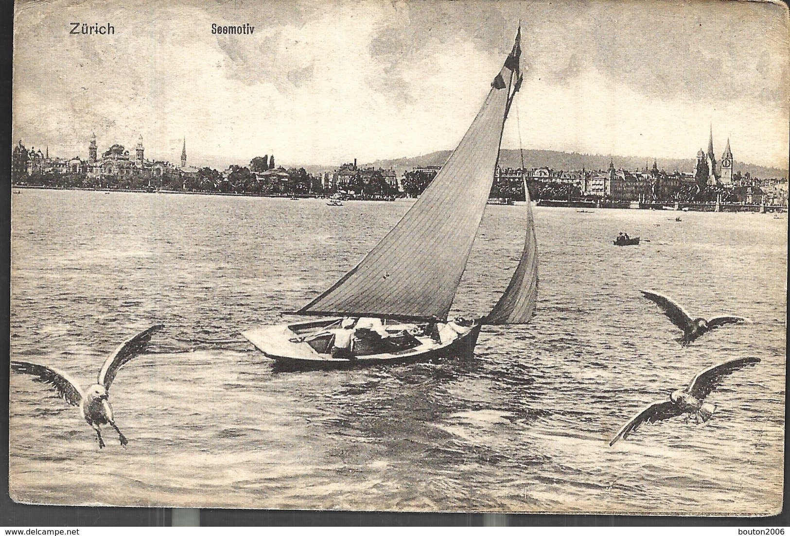Zurich Seemotiv Boot 1912 - Zürich