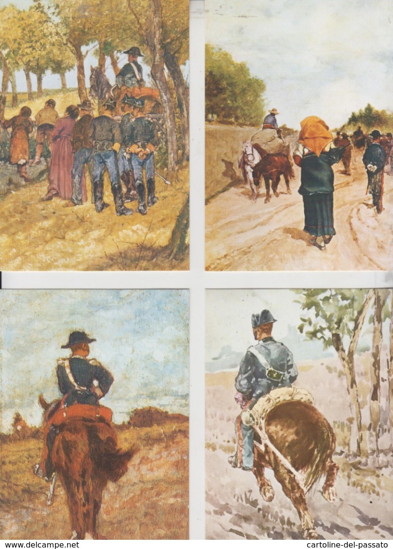 Carabinieri Collezione Completa Illustrata Fattori  18 Cartoline - Reggimenti