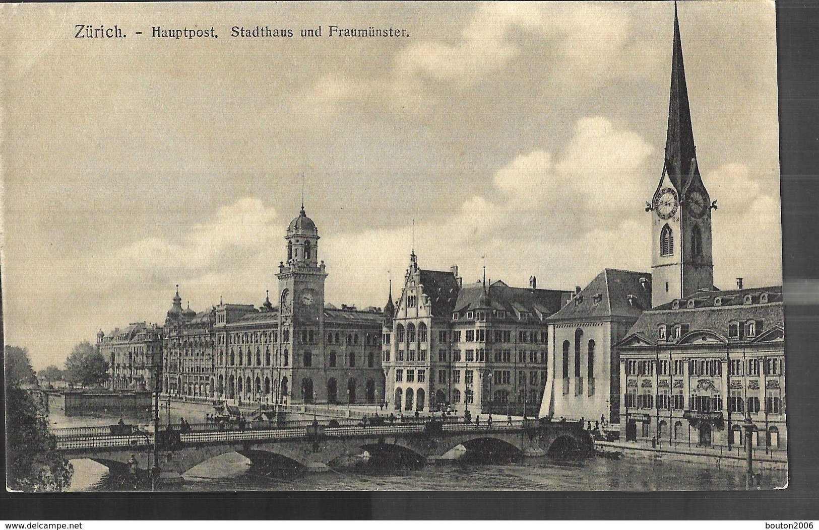 Zurich Hauptpost Stadthaus Und Fraumünster - Zürich