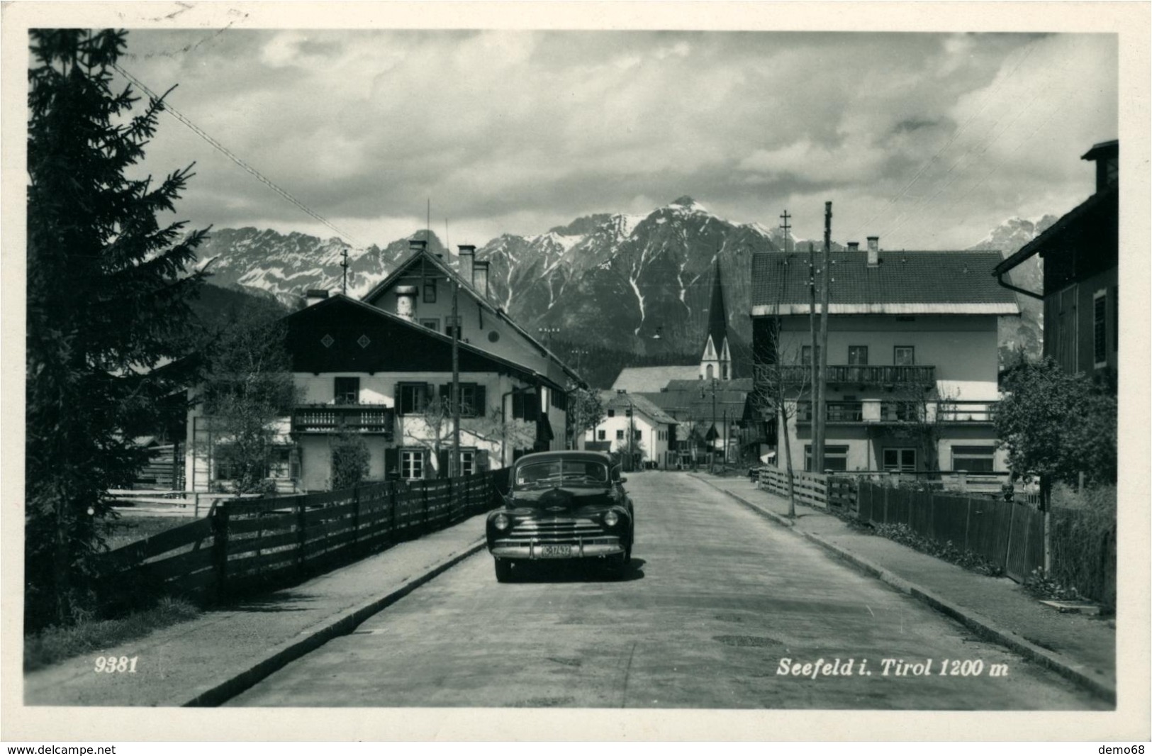 Autriche Oesterreich Tyrol Seefeld  Autriche Belle Photo De Voiture Ancienne  Ed TKV - Seefeld