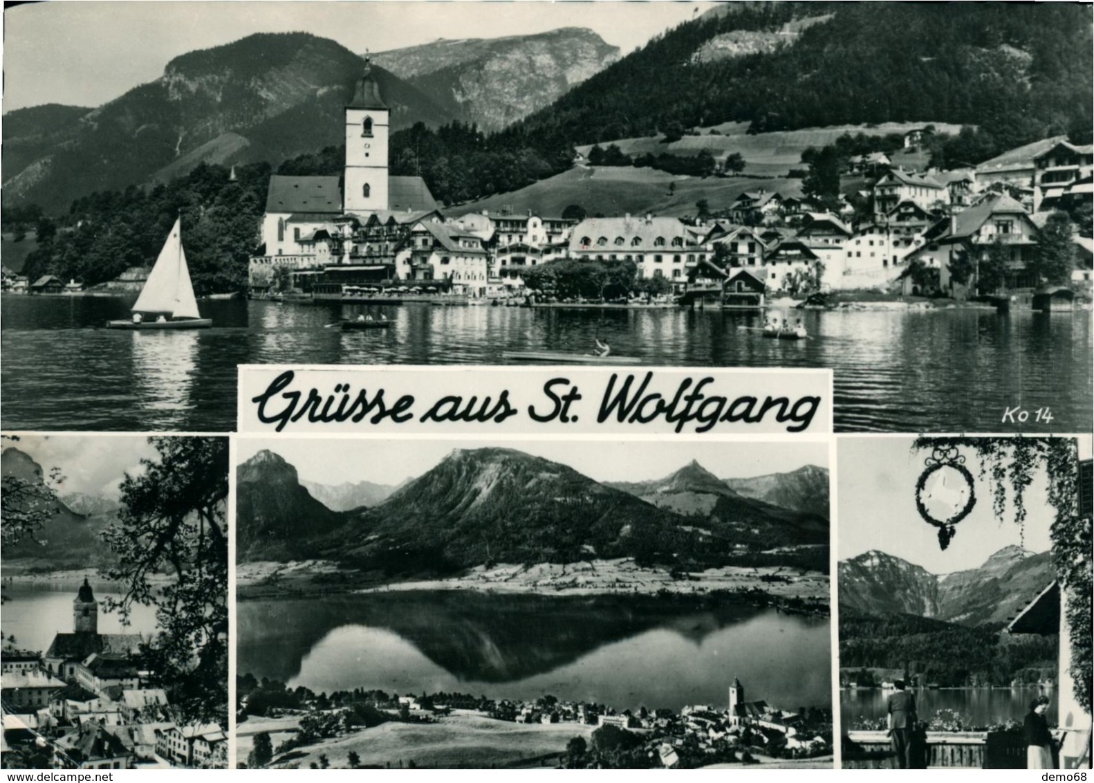 Autriche Oesterreich Austria Haute Autriche St. Wolfgang   3 Belles Photos Des Années 1950 - St. Wolfgang