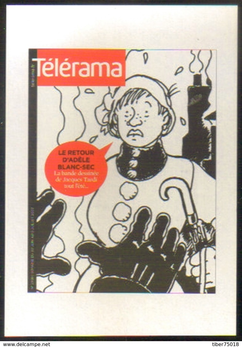 Carte Postale : Télérama (Le Retour D'Adèle Blanc-Sec) Illustration : Tardi (bande Dessinée) - Autres & Non Classés