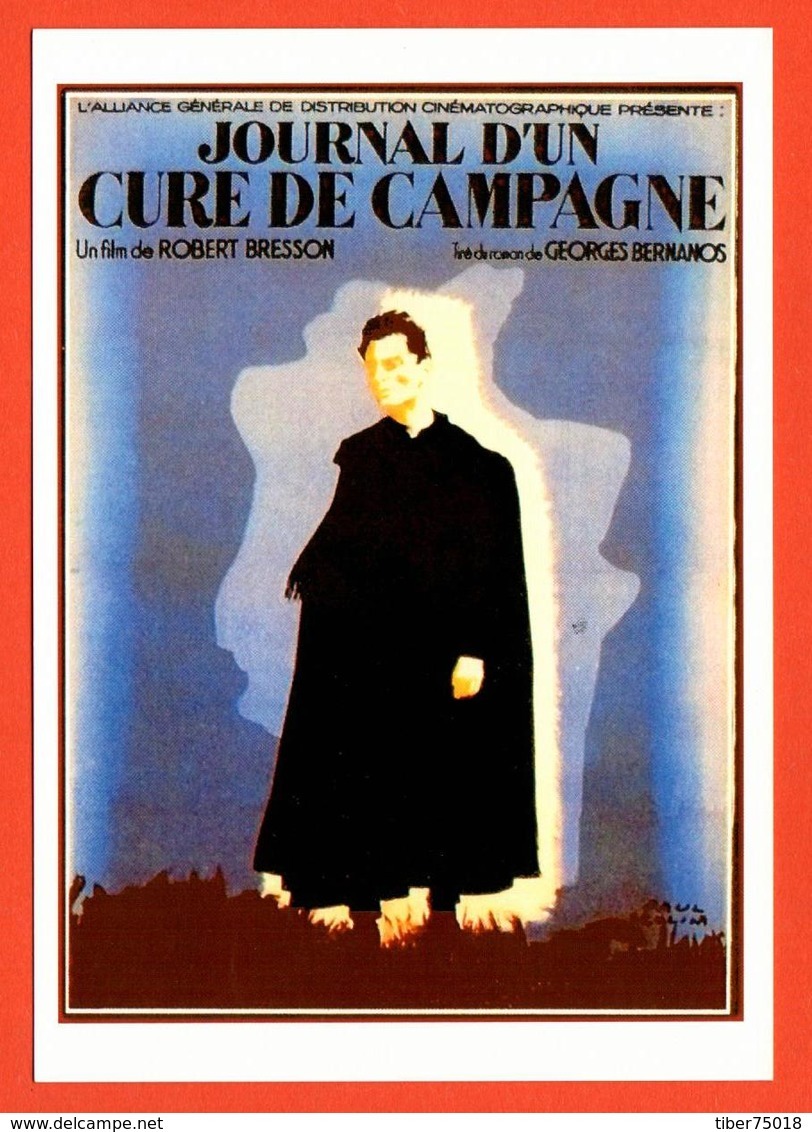 Carte Postale - Illustration Paul Colin (film Affiche Cinéma) Journal D'un Curé De Campagne - Autres & Non Classés