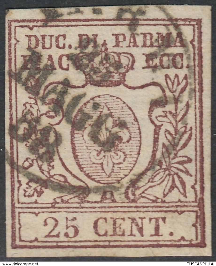 Parma, 25 Cent Bruno Lilla Scuro N.10a Cv 500 - Parma