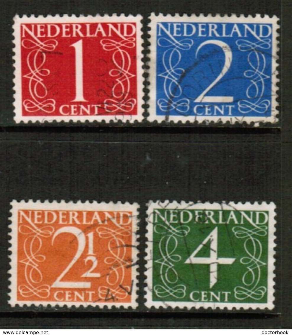 NETHERLANDS  Scott # 282-5 VF USED (Stamp Scan # 540) - Used Stamps