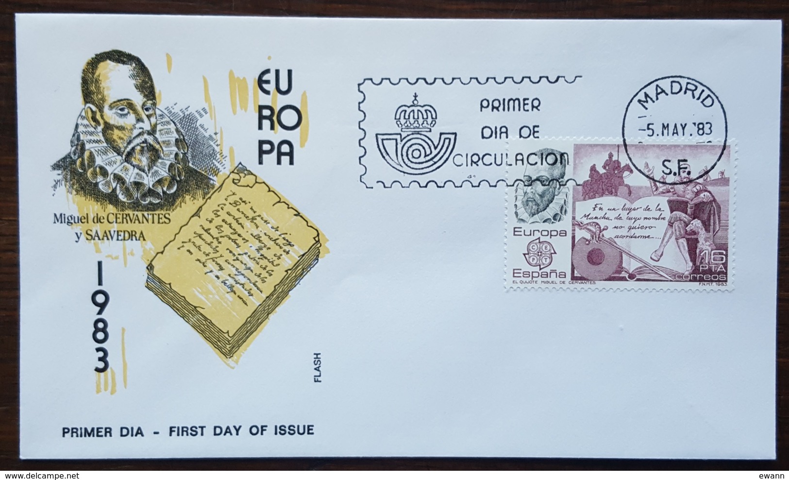 Espagne - FDC 1983 - YT N°2319 - Europa / Grandes Oeuvres Du Génie Humain - FDC