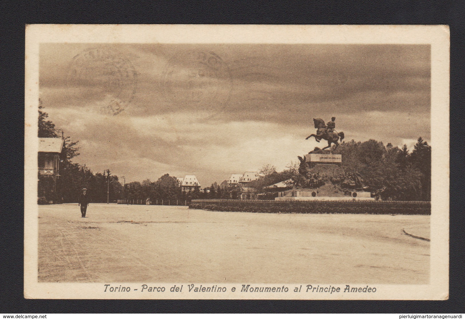 16005 Torino - Parco Del Valentino E Monumento Al Principe Amedeo F - Parcs & Jardins