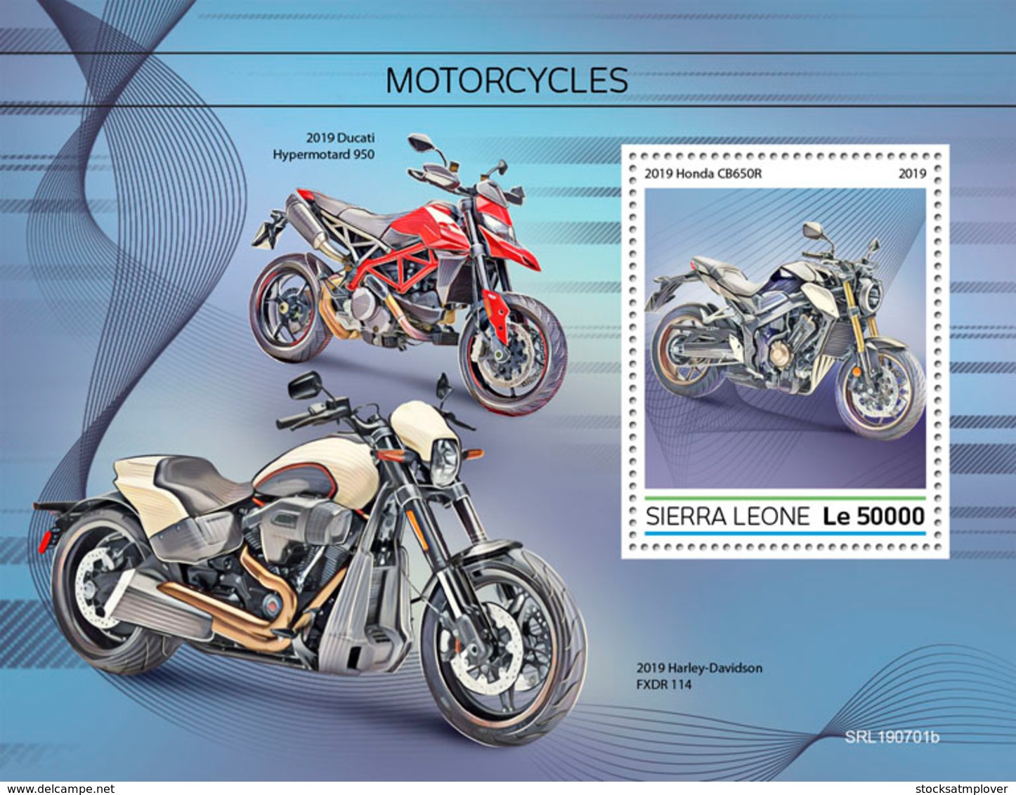 Sierra Leone 2019 Motorcycles   S201908 - Sierra Leone (1961-...)