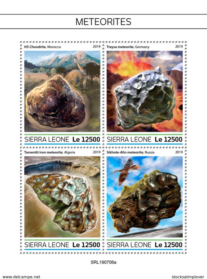 Sierra Leone 2019 Meteorites  S201908 - Sierra Leone (1961-...)