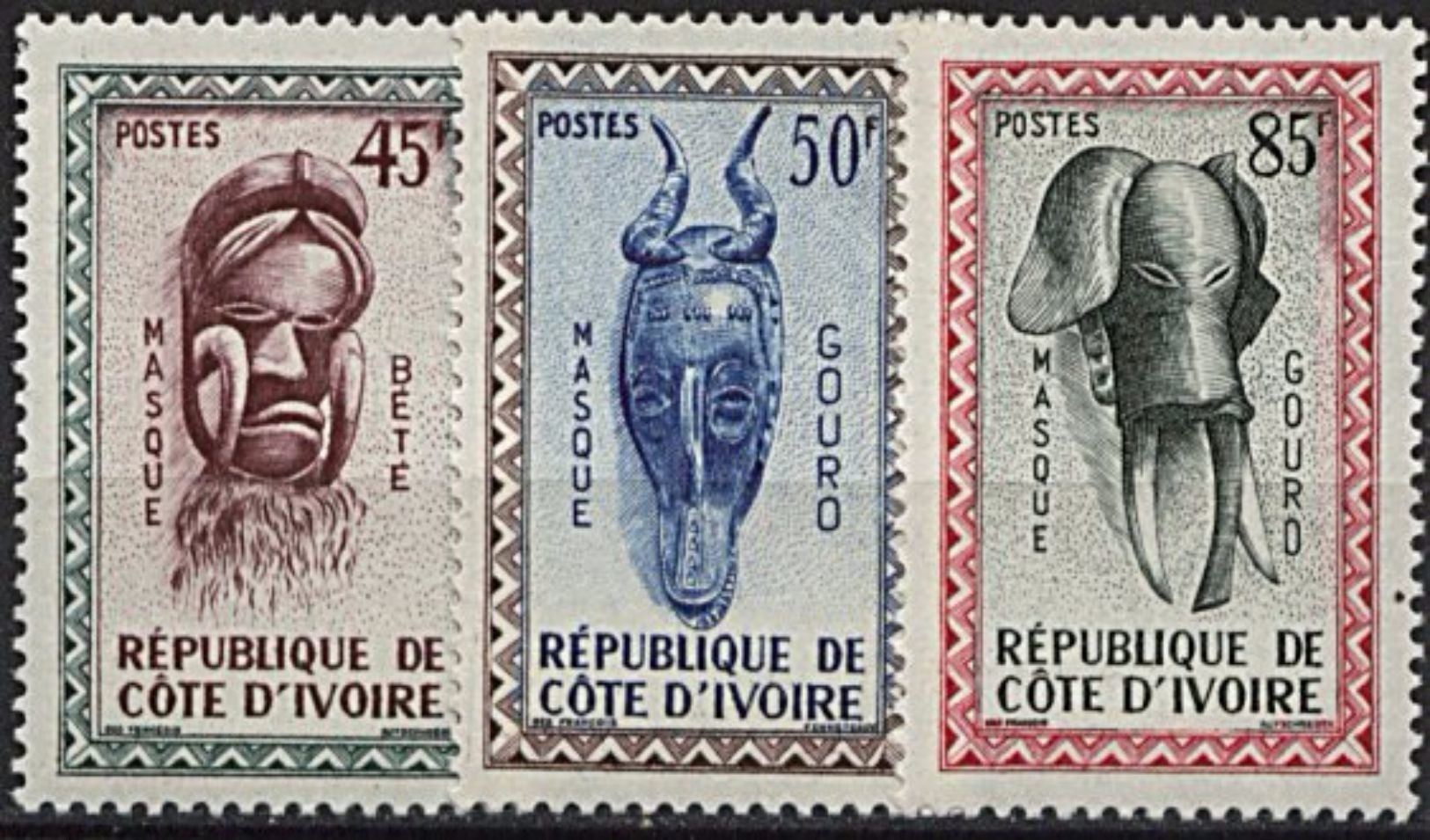 Côte D'Ivoire, N° 181 à N° 189** Y Et T - Côte D'Ivoire (1960-...)