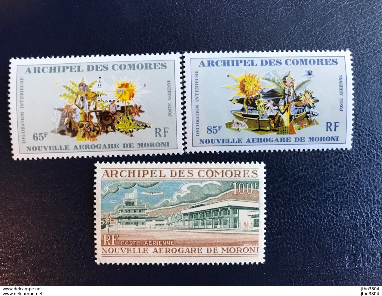 COMORES YT Aerien 3 V PA 39 40 41 Nouvel Aérogare De Moroni Neuf MNH **  COMOROS KOMOREN - Unused Stamps