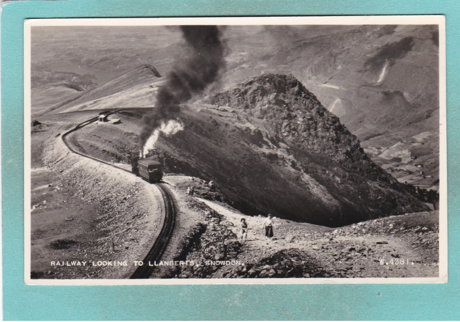 Small Old Post Card Of Mount Snowdon And Railway,Wales,S75. - Other & Unclassified