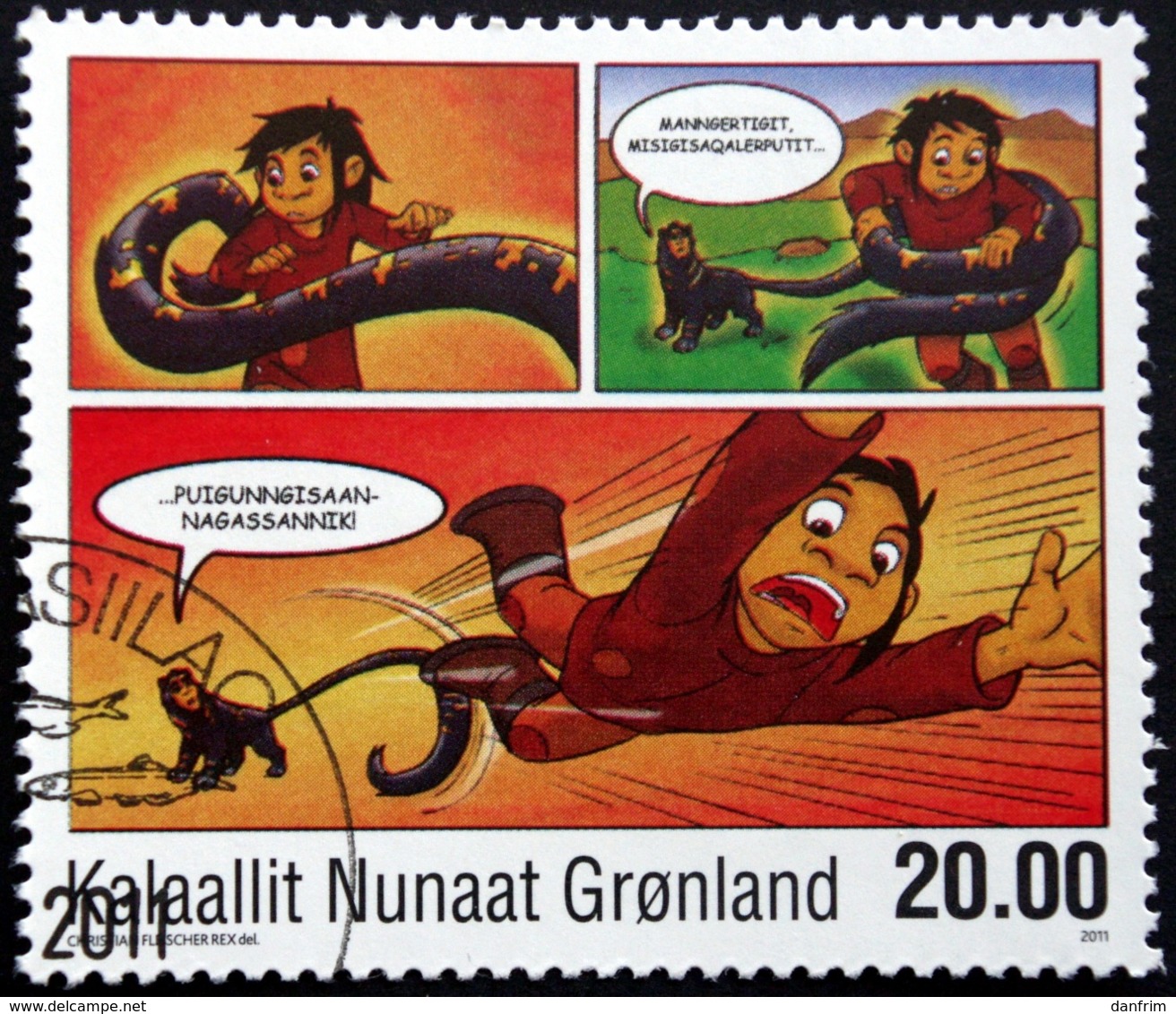 Greenland 2011 Kaassassuk Legend (Comics)   Minr,589 ( Lot D 1420 ) - Used Stamps