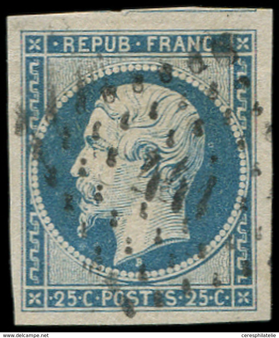 PRESIDENCE - 10   25c. Bleu, Belles Marges (amorce De Voisin En Haut) Obl. PC 441, TTB - 1852 Louis-Napoléon