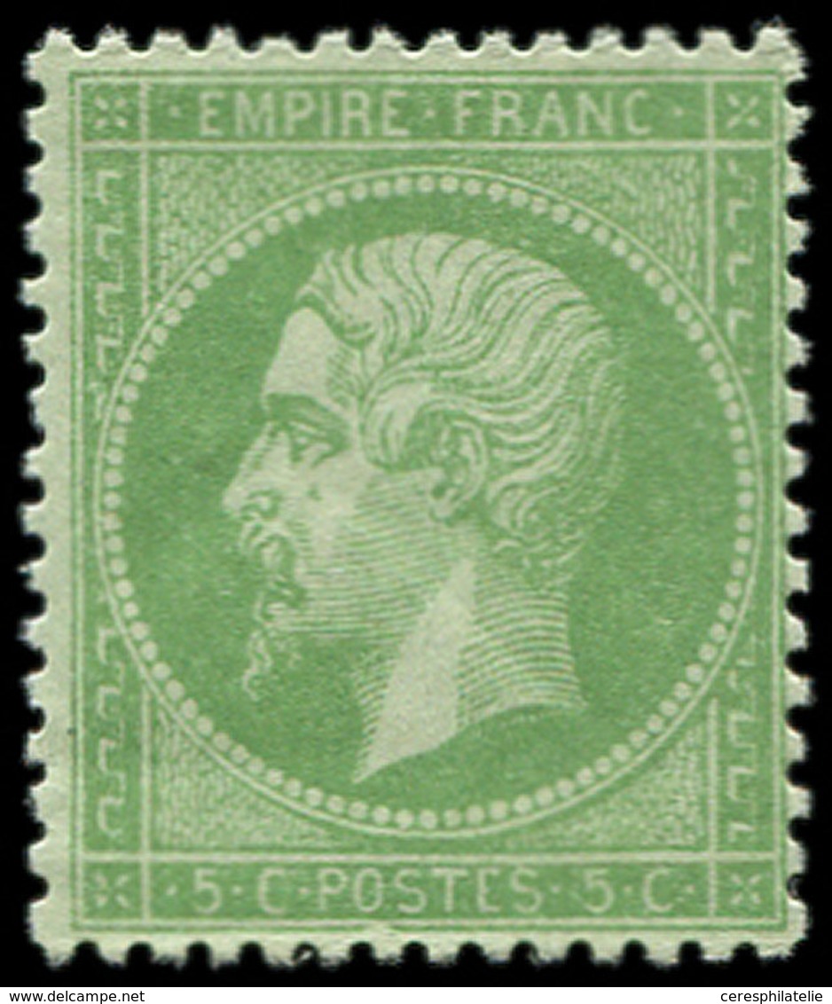 ** EMPIRE DENTELE - 20    5c. Vert, Frais Et TB - 1862 Napoléon III