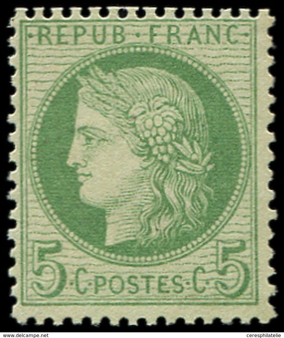 ** CERES DENTELE - 53a   5c. Vert Sur Blanc, TB. C - 1871-1875 Ceres