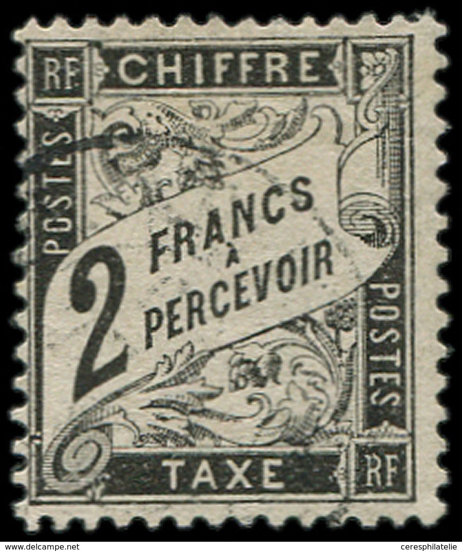 TAXE - 23   2f. Noir, Oblitération Légère, TB - 1859-1959 Cartas & Documentos