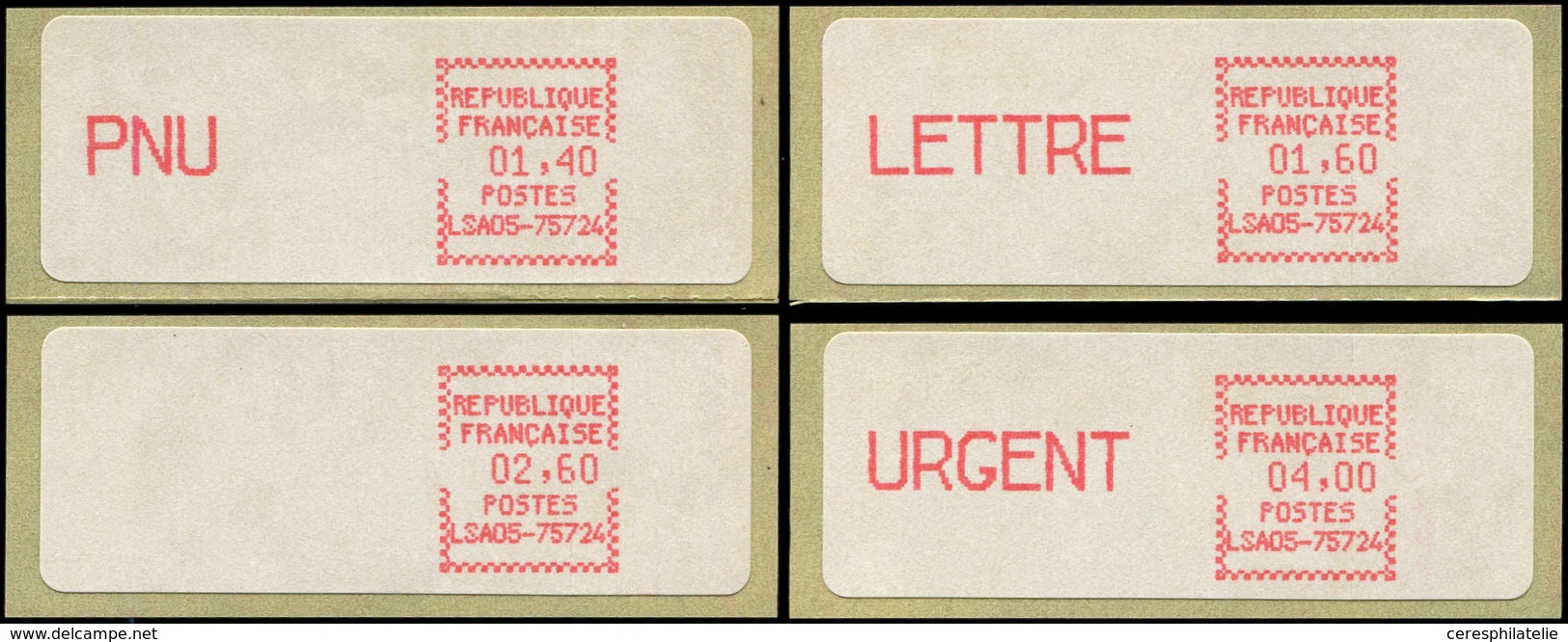 Spécialités Diverses - L.S.A. 60A/63A : LSA05-75724, Tarif Du 1/9/81, Type 4J Rouge-orange, TB, Cote Michel - Cartas & Documentos