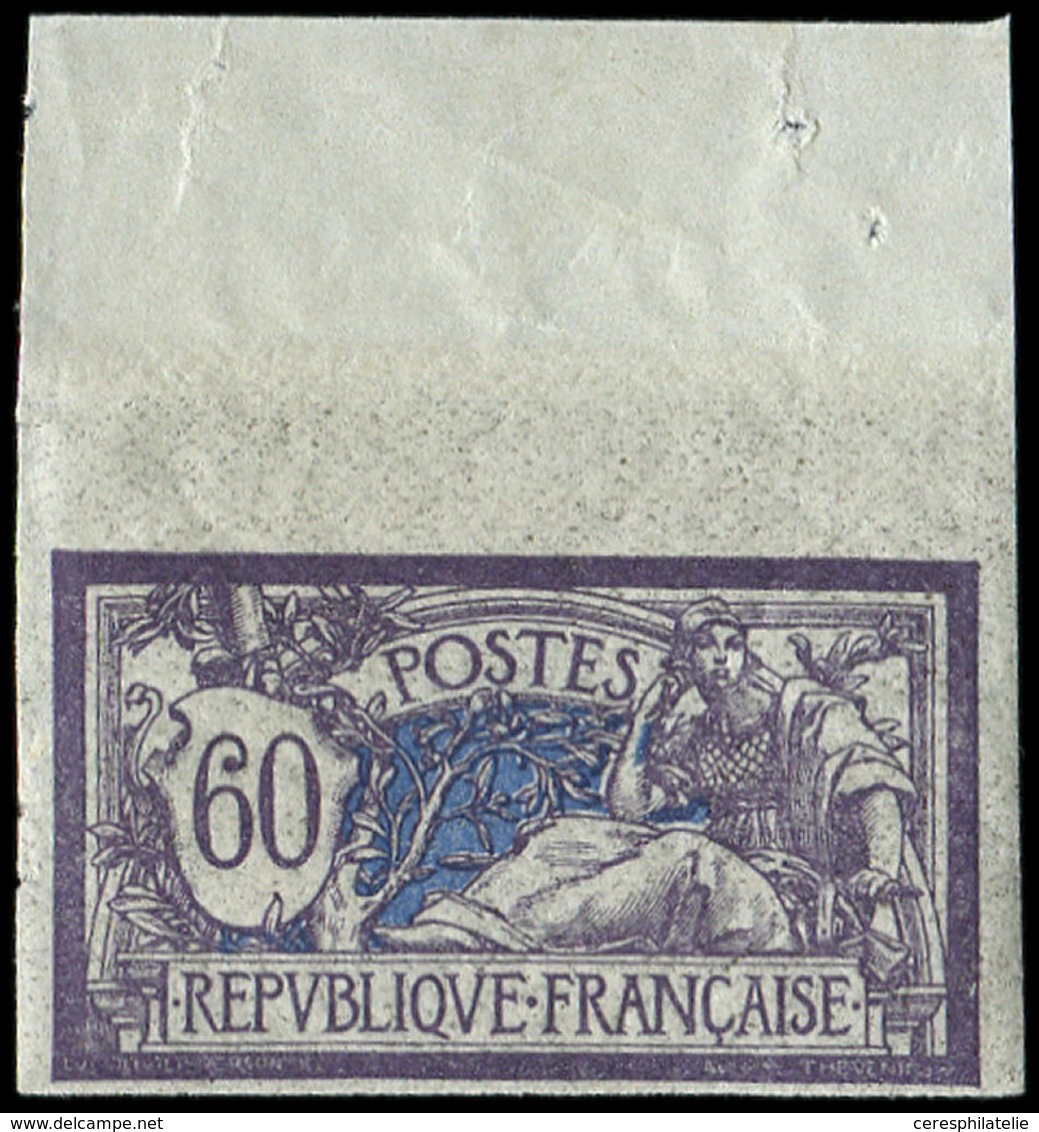 ** NON DENTELES - 144b  Merson, 60c. Violet Et Bleu, Bdf, TB. Br - Sin Clasificación