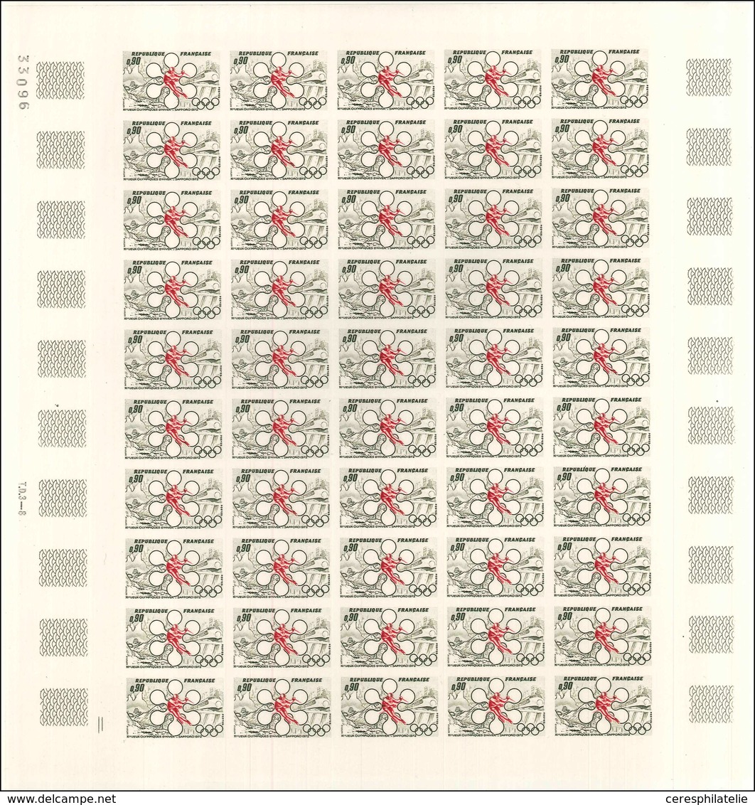 ** NON DENTELES - 1705   J.O Sapporo, FEUILLE De 50, TB - Sin Clasificación