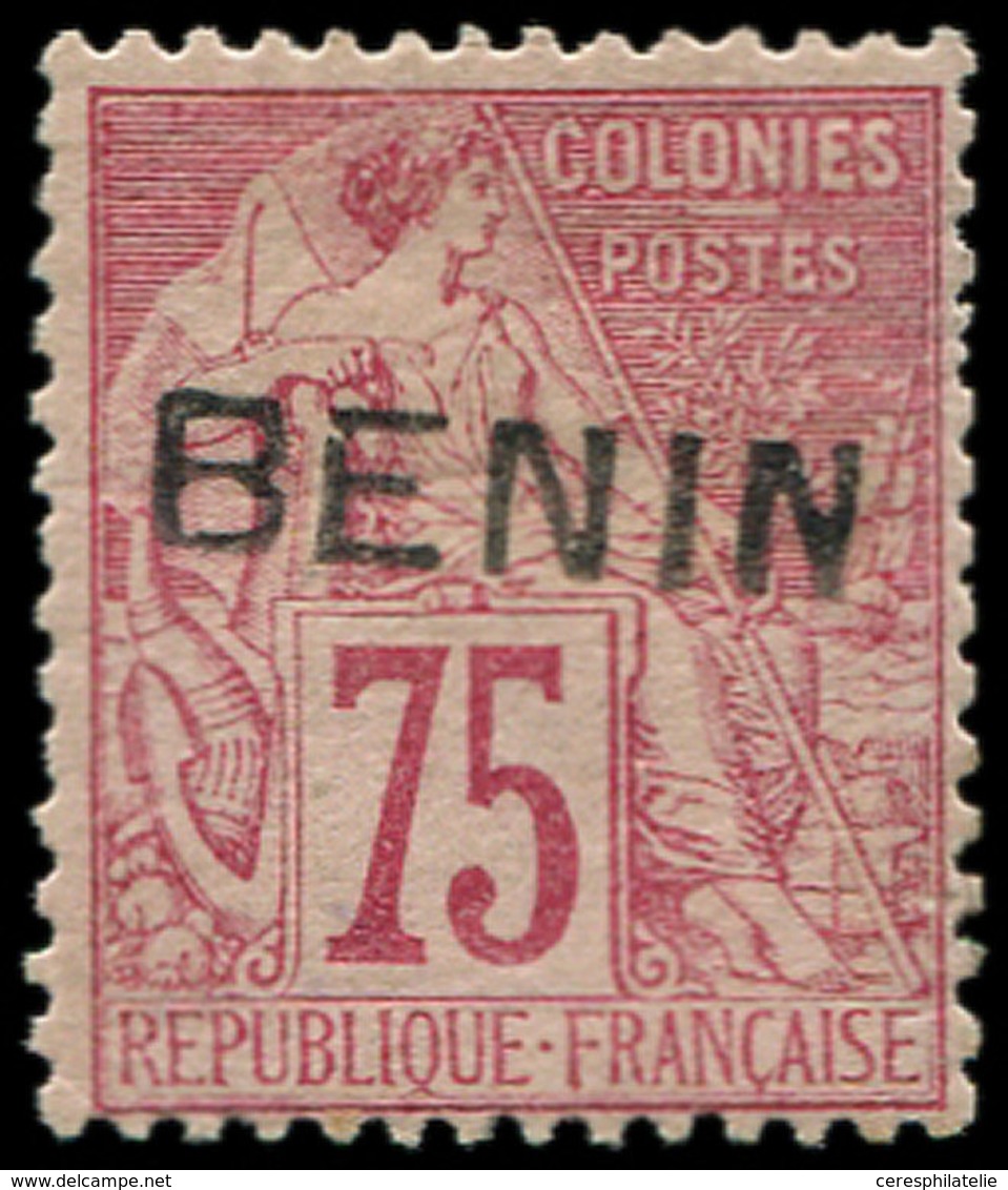 * BENIN 12 : 75c. Rose, TB - Other & Unclassified