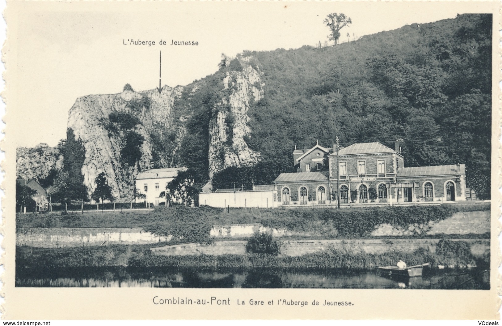 CPA - Belgique - Comblain-au-Pont - La Gare Et L'Auberge De Jeunesse - Comblain-au-Pont