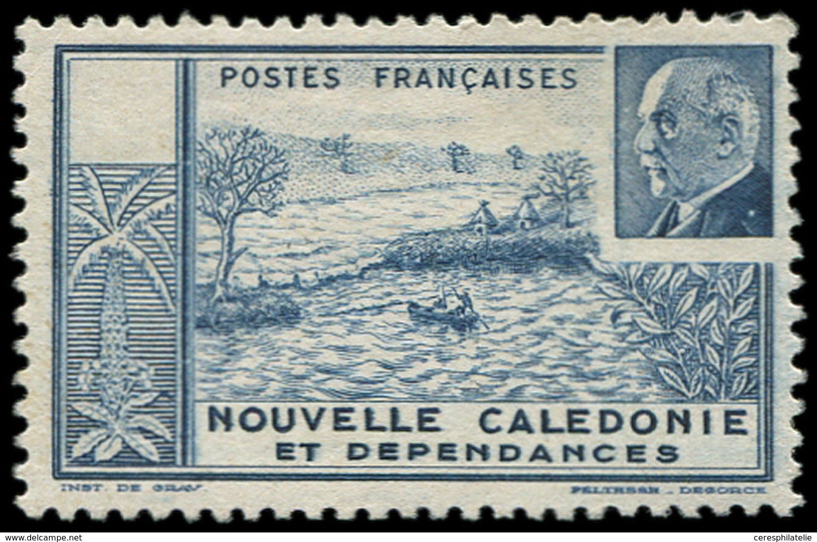 ** NOUVELLE CALEDONIE 194a : (2f50) Bleu, SANS La Valeur, TB - Used Stamps