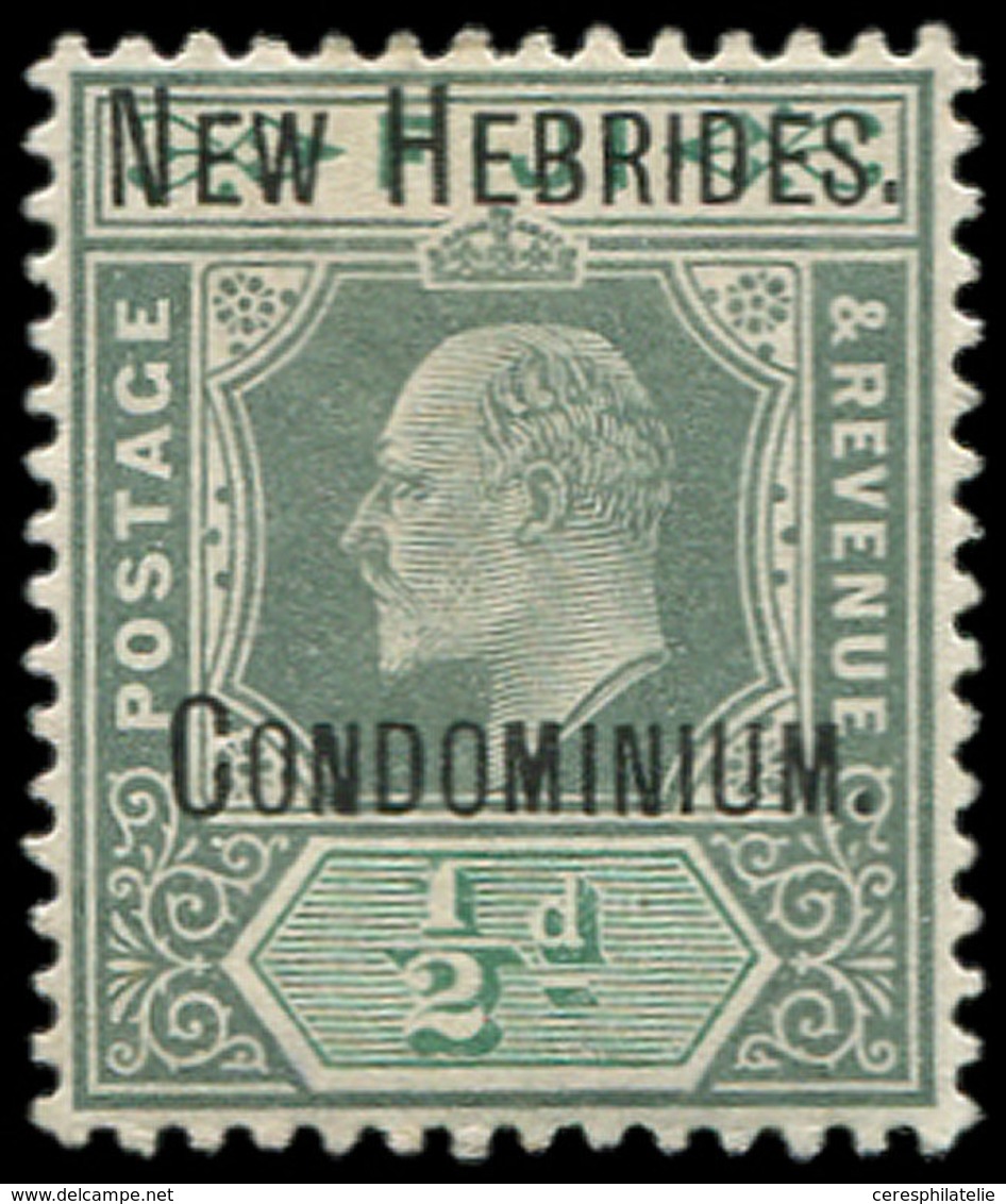 * NOUVELLES HEBRIDES 6 : 1/2d. Vert, TB - Other & Unclassified