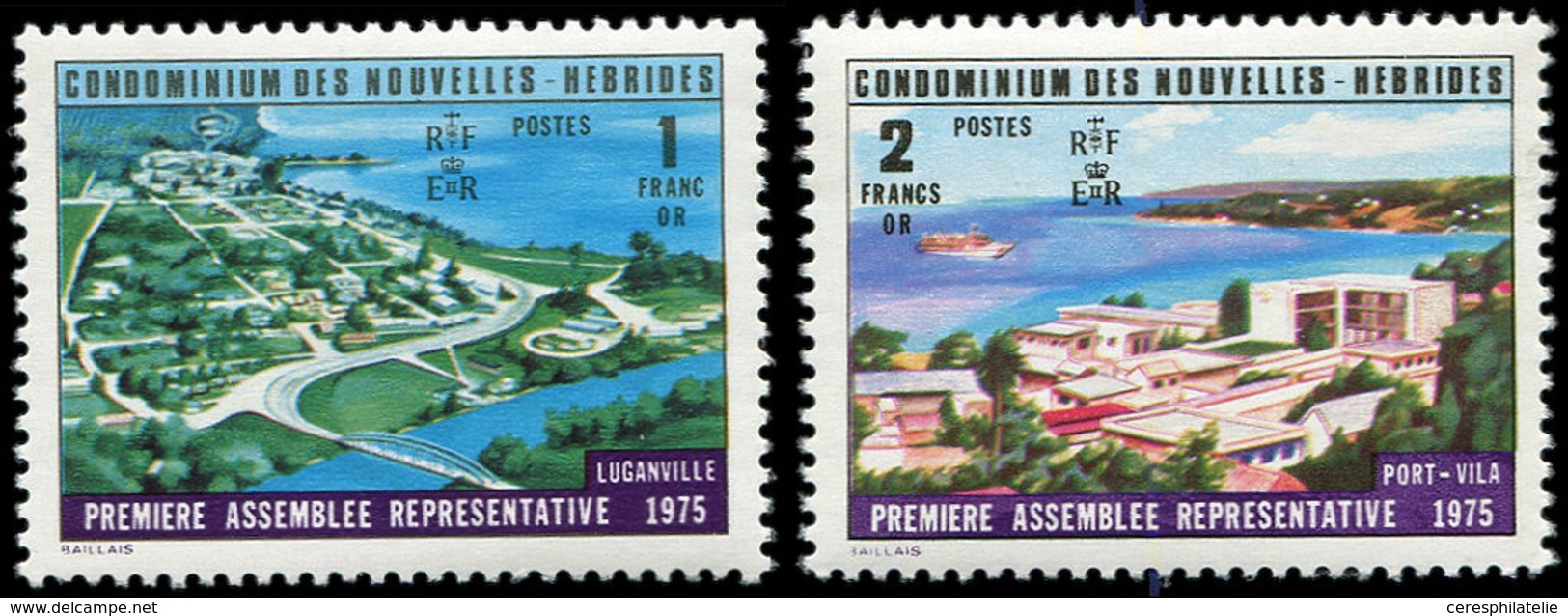 ** NOUVELLES HEBRIDES 433a/34a : Erreur De Légende, NON EMIS, TB - Other & Unclassified