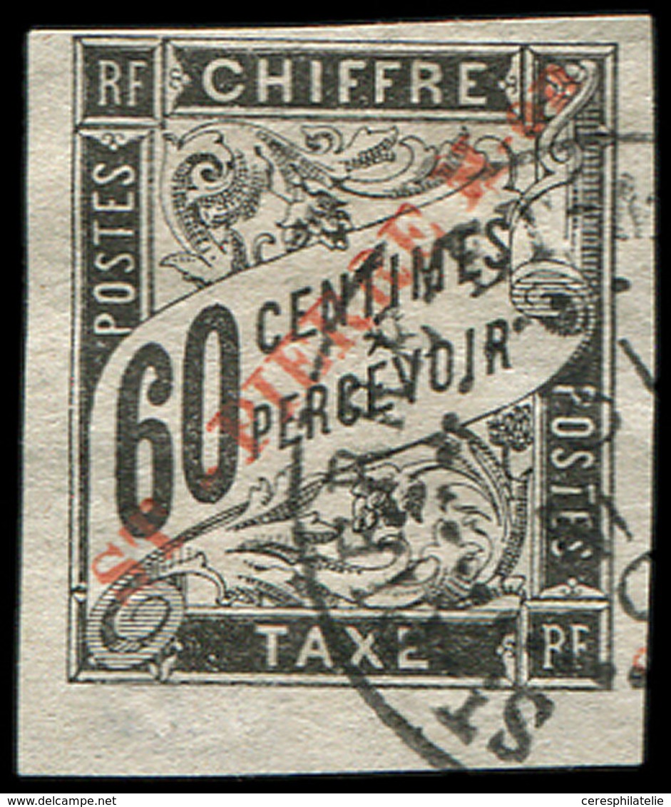 SAINT PIERRE ET MIQUELON 55 : 60c. Noir, Obl., TB. C - Used Stamps