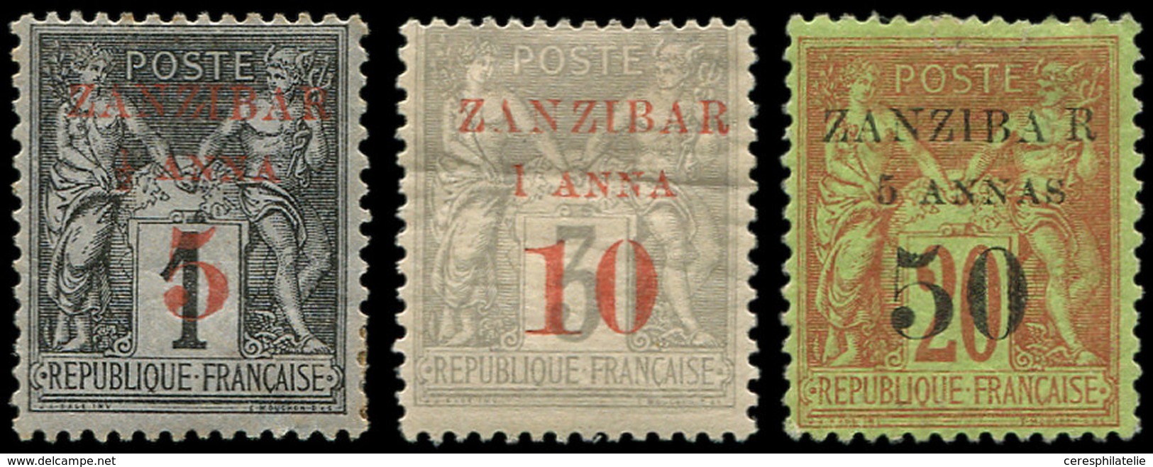 * ZANZIBAR 12/13 Et 15 : Clairs, Aspect TB - Unused Stamps