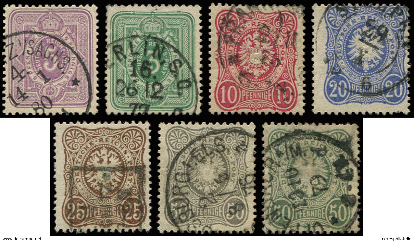 EMPIRE 30/35A : La Série Obl., TB - Unused Stamps