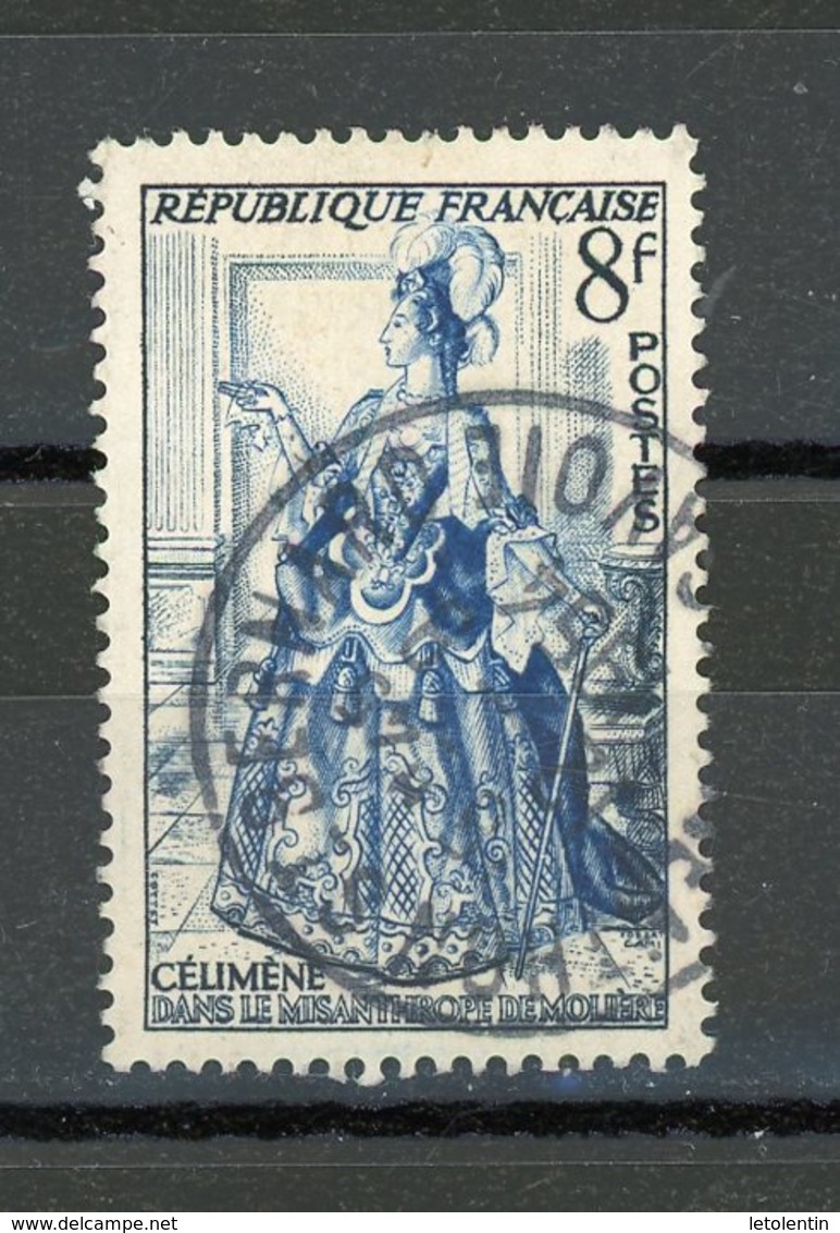 FRANCE - CELIMENE - N° Yvert 956 Obli. Ronde De MENTHON St BERNARD 1954 - Oblitérés