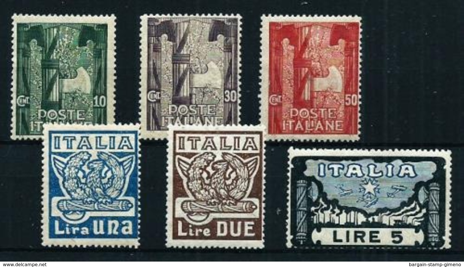 Italia Nº 134/9 Nuevo Cat.160€ - Ungebraucht