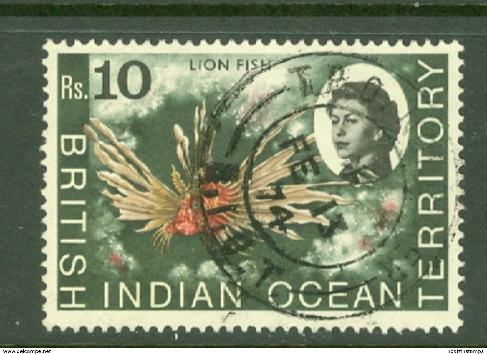 British Indian Territory (BIOT): 1968/70   QE II - Marine Life   SG30    R10   Used - British Indian Ocean Territory (BIOT)