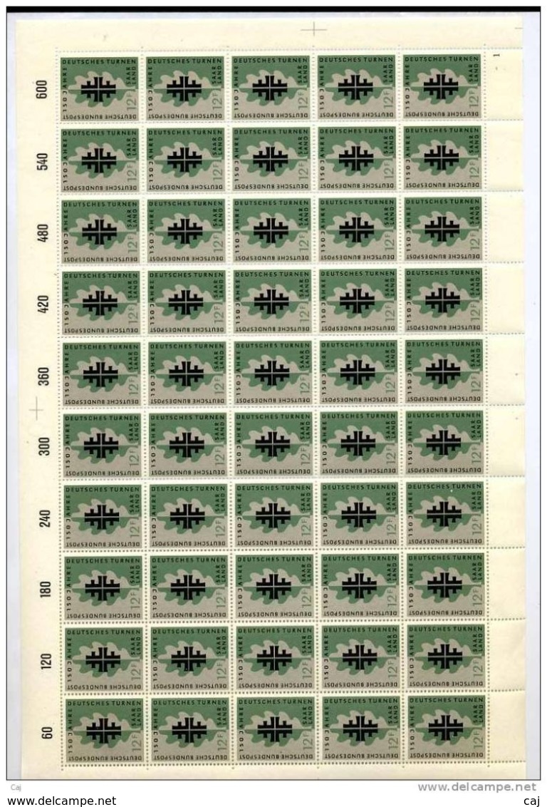 Sarre  :  Yv  419  **   En Feuille - Neufs