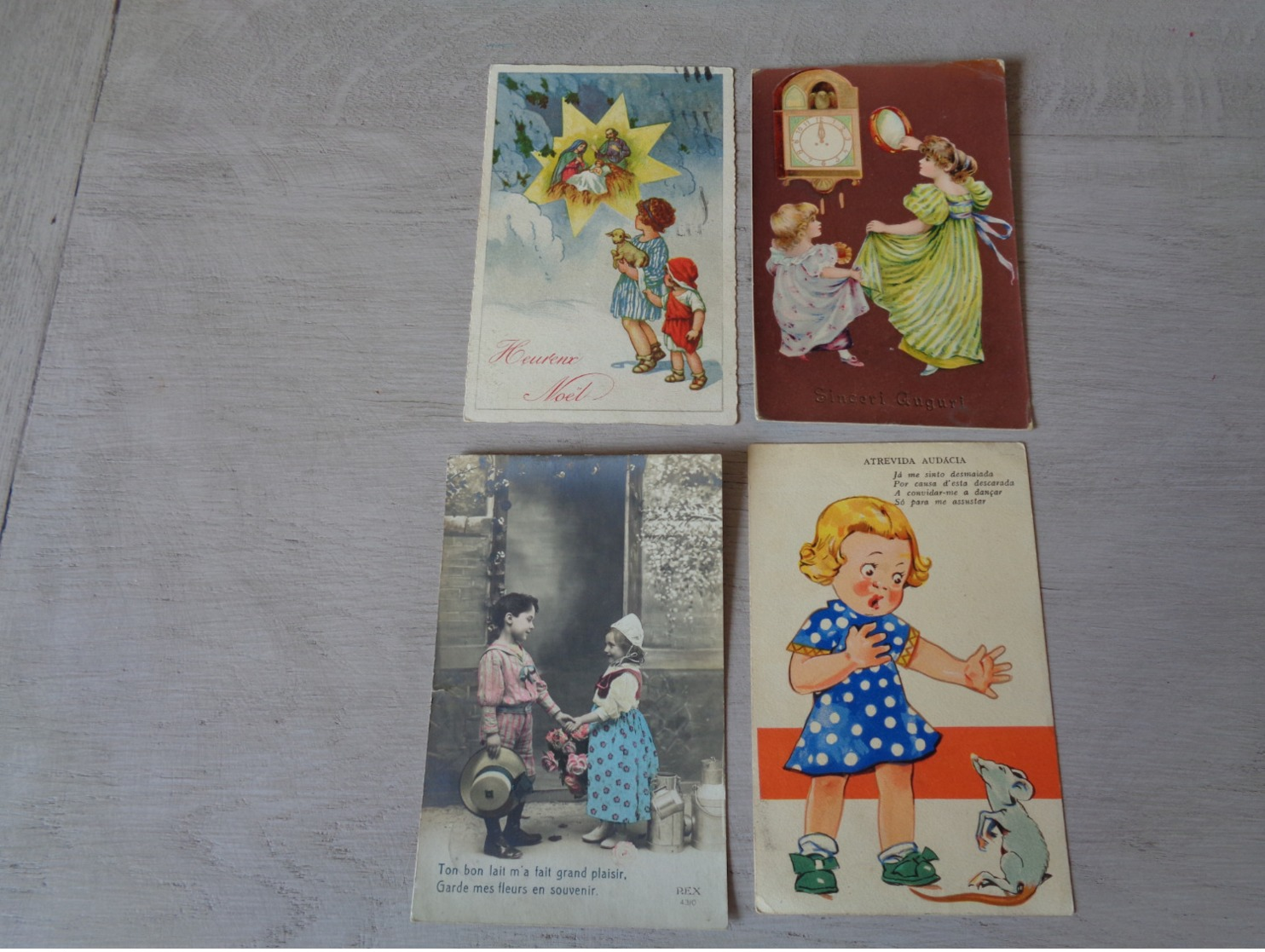 Beau Lot De 60 Cartes Postales De Fantaisie      Mooi Lot Van 60 Postkaarten Fantasie   - 60 Scans - 5 - 99 Cartes