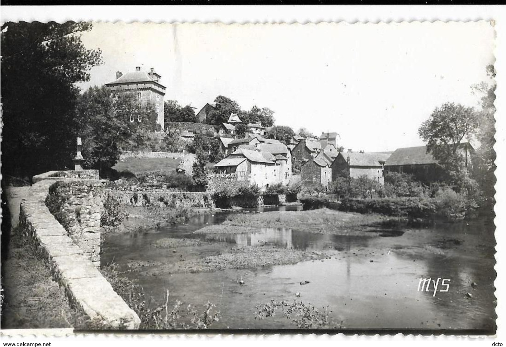 MONTROZIER (Aveyron) Vue Générale. Ed. Mys 6, Cpsm Pf Envoi 1956, Tb Décollé - Other & Unclassified