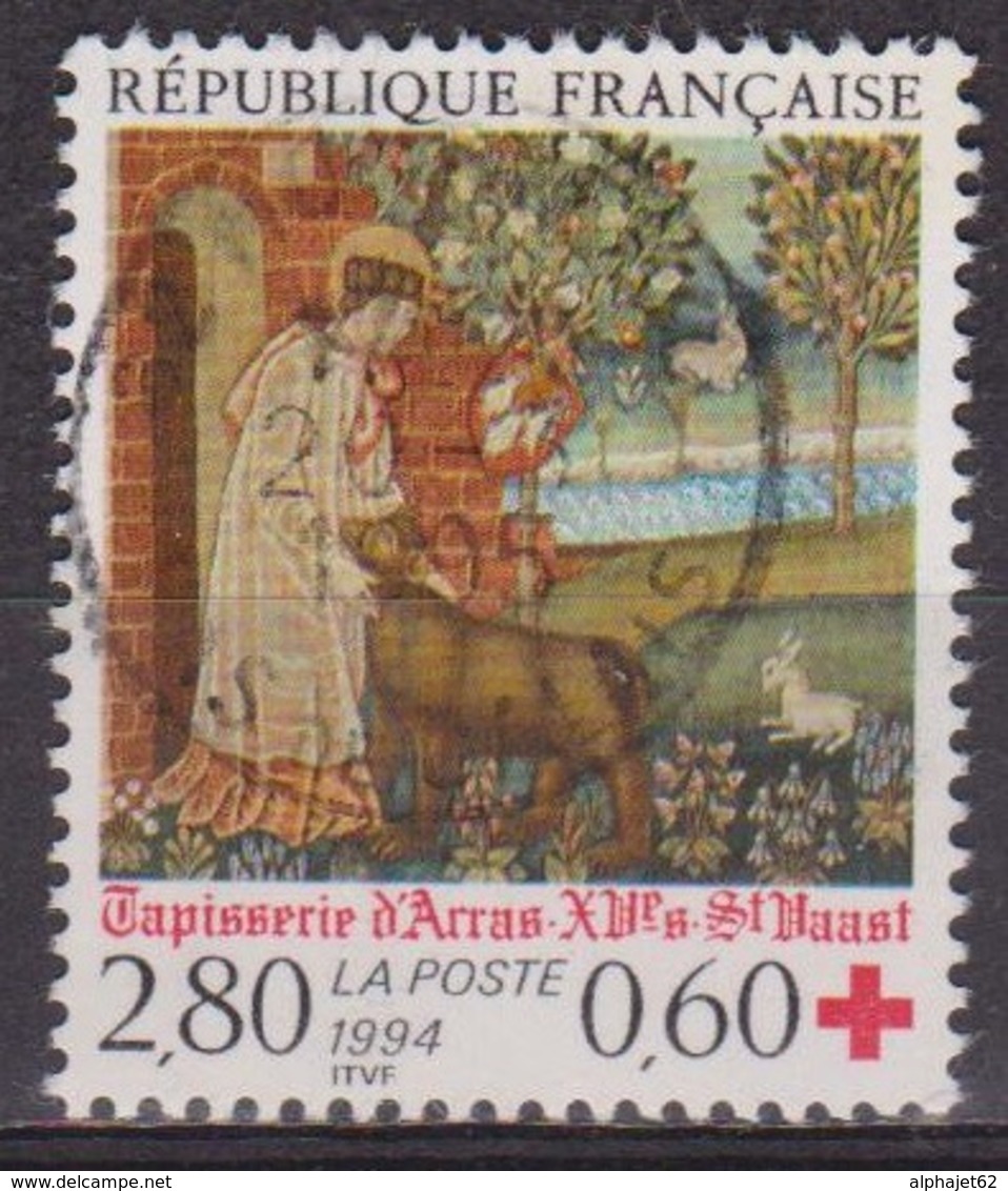 Tapisserie D'Arras, Saint Waast - FRANCE - Croix Rouge - N° 2915 - 1994 - Oblitérés