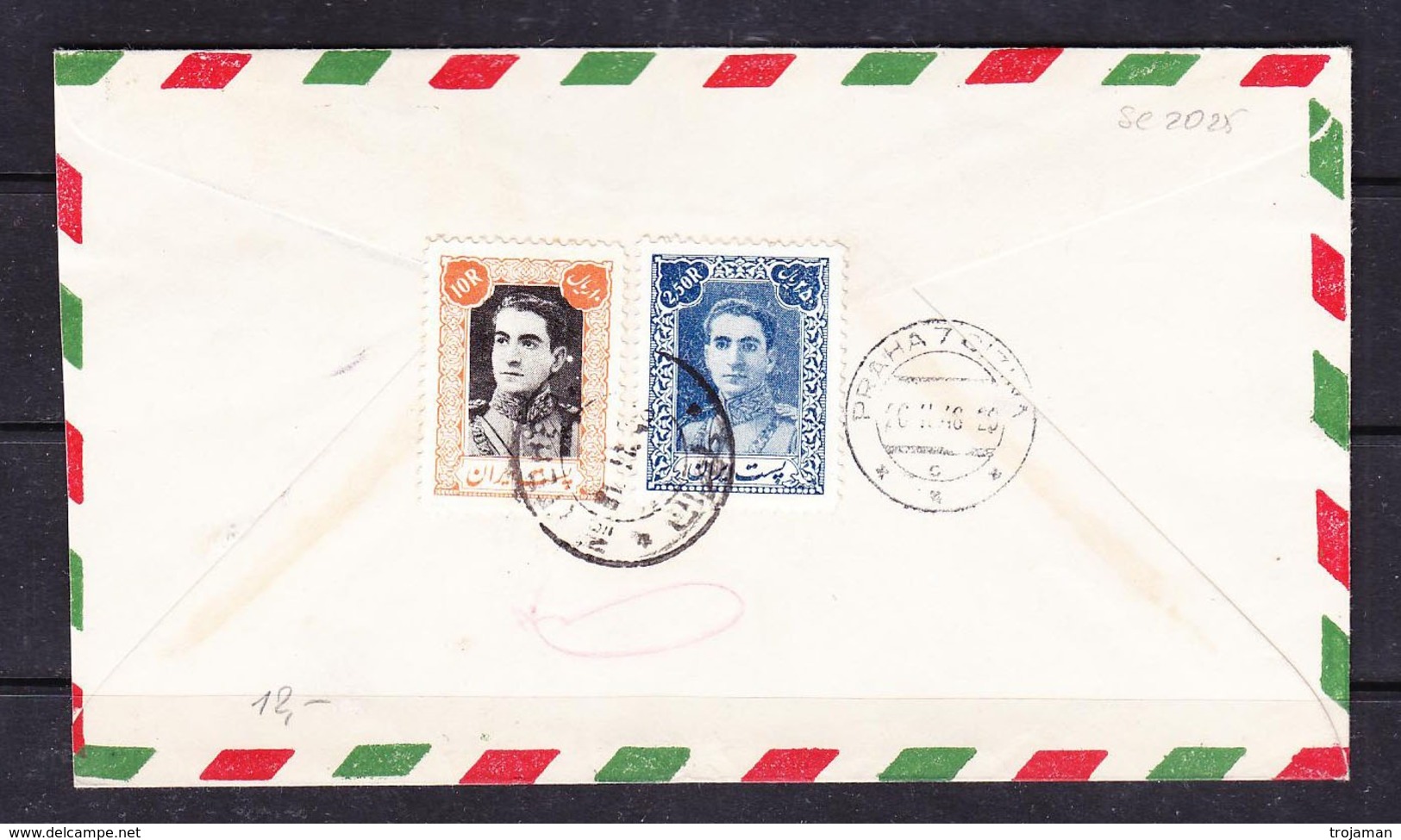 EX-PR-19-09-29 AIRMAIL R- LETTER FROM TEHERAN TO CZECHOSLOVAKIA. - Iran