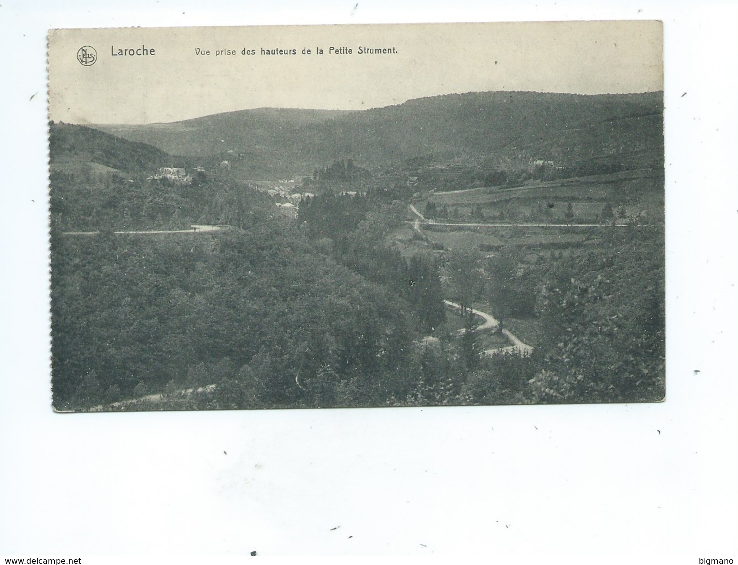 La Roche En Ardenne Vue Prise Des Hauteurs De La Petite Strument - La-Roche-en-Ardenne