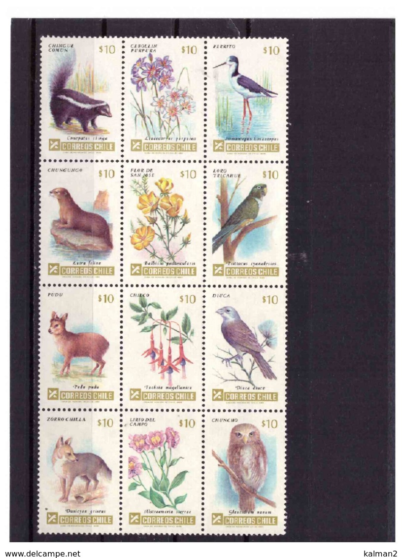 XX2875   -   CHILE   /  CAT. Y & T.   NR. 684/695   NUOVI++ MNH - Cile