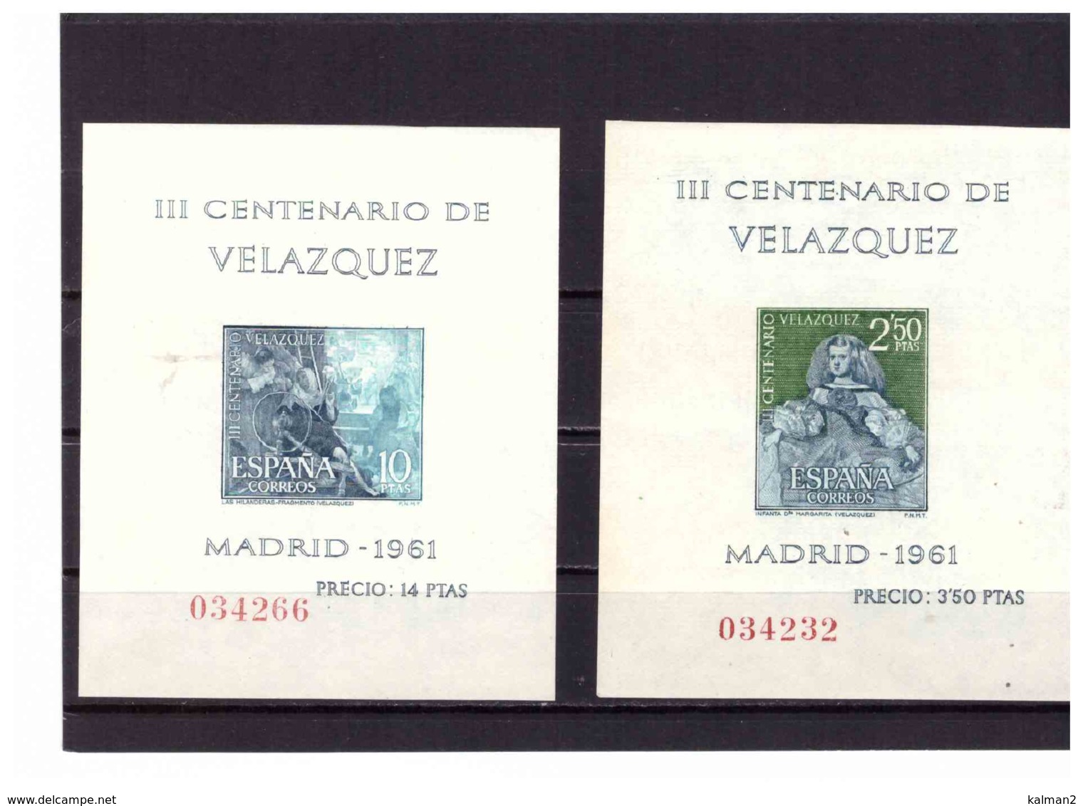 BF47   -   SPAGNA     /   " VELAZQUEZ " - CAT. UNIFICATO  BF. 21/24     NUOVI** MNH - Otros & Sin Clasificación