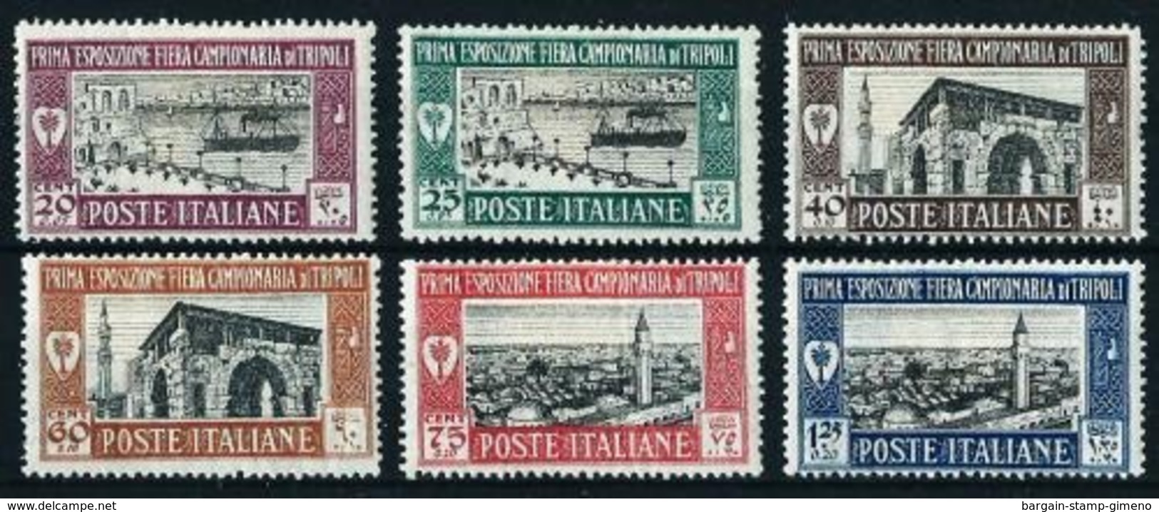 Tripolitania (Italiana) Nº 37/42 Nuevo* Cat.40€ - Tripolitania