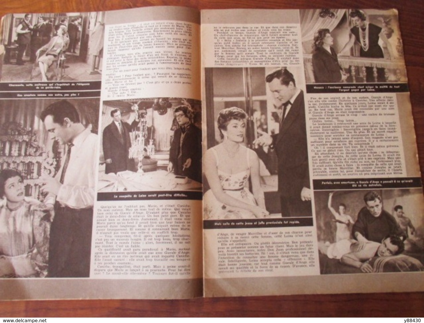 Magazine Photos De 1955  N°86 Du Film  GUEULE D'ANGE - Amor Film Le Magazine De L'écran -16 Pages - 9 Photos - Films