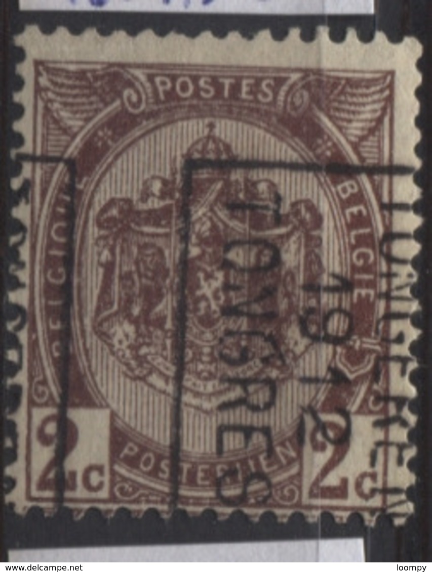 PREOS Roulette - TONGRES TONGEREN 1912 Sans Bandelette (position B). Cat 1803 Cote 600 - Roller Precancels 1910-19