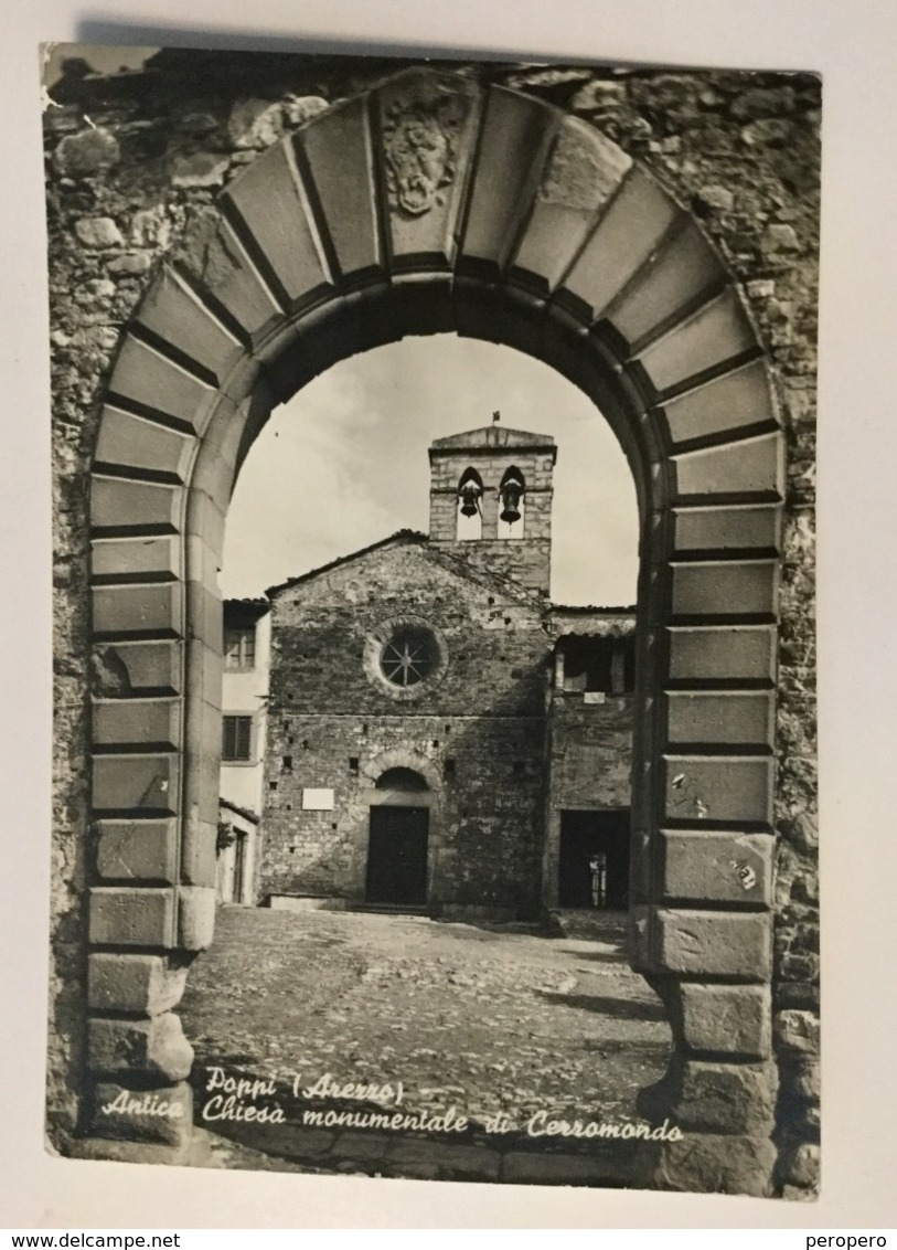 CARTOLINA   POPPI   AREZZO   1961 - Arezzo