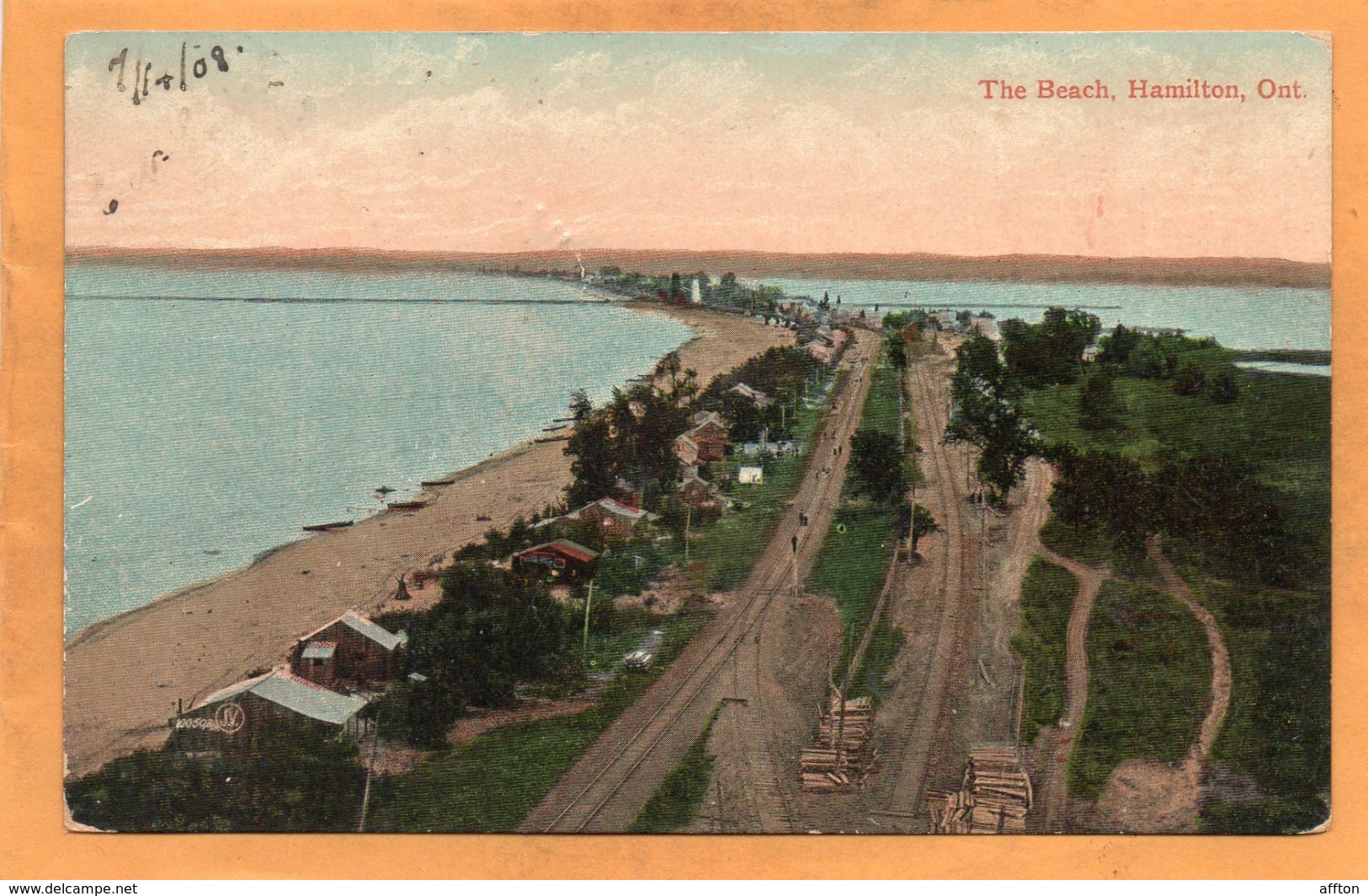 Hamilton Ontario Canada 1908 Postcard - Hamilton